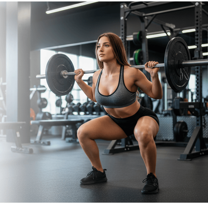 Atleta entrenando con nutrición KDA Suplementos
